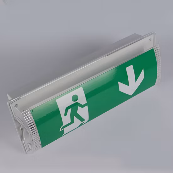 IP20 壁掛け 3W 緑色点灯非常口サインランプ